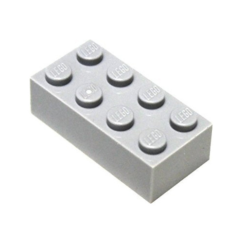 Piezas Y Piezas De Lego: Gris Claro (gris Piedra Mediano) 2x