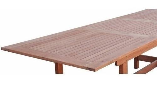Imagen 7 de 7 de Mesa Extensible Exterior Madera Eucalipto De 150a220