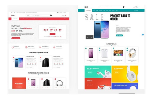 Tema Wordpress Ibid Multivendor Woocommerce Moderno Premium