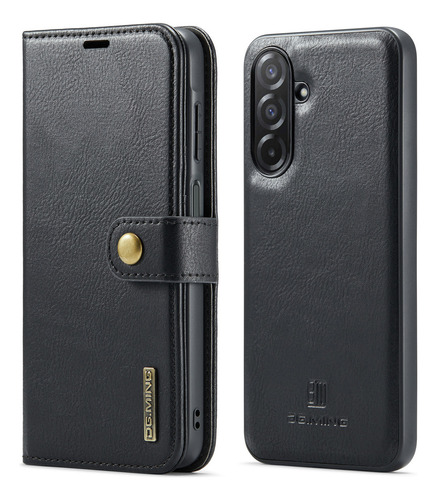 Funda De Piel Tipo Cartera Con Tarjetero Magnético