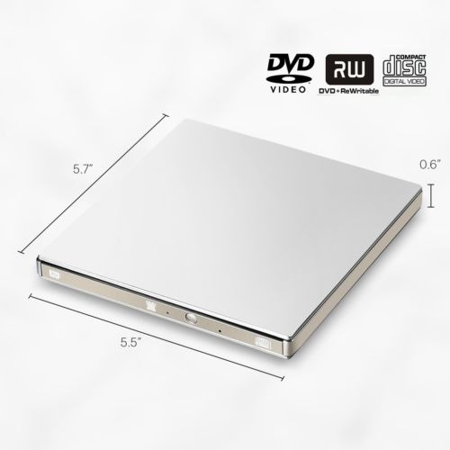 Imagen 5 de 5 de Usb3.0 Externo Cd / Dvd-rw Burner Writer Reader Disco Duro P