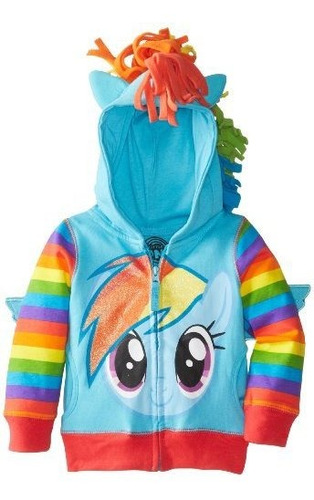 Freeze My Little Pony Rainbow Dash Sudadera Con Capucha, Azu