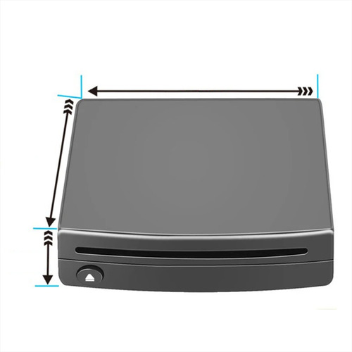 Reproductor De Dvd Externo De Automóvil Universal Enchufe Y