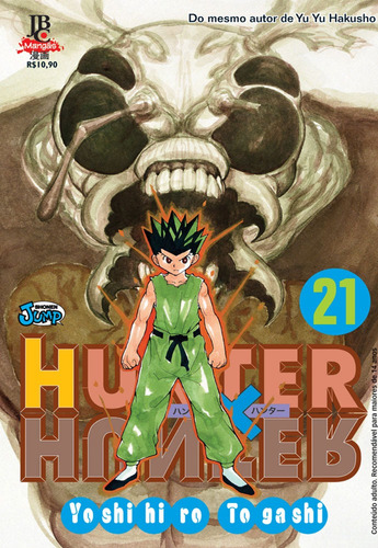 Hunter X Hunter - Vol. 21, de Togashi, Yoshihiro. Japorama Editora e Comunicação Ltda, capa mole em português, 2021