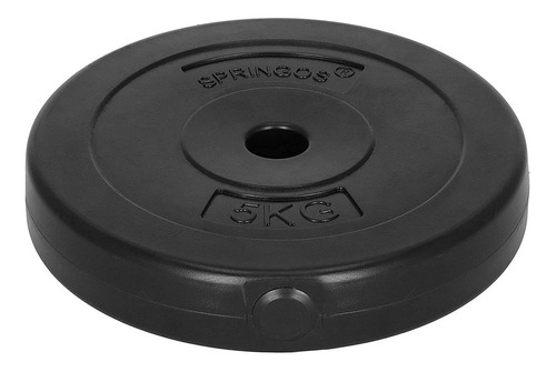 Imagen 5 de 8 de Pesa Disco Revestido 5.00kg Para Barra Mancuerna Crazy Line