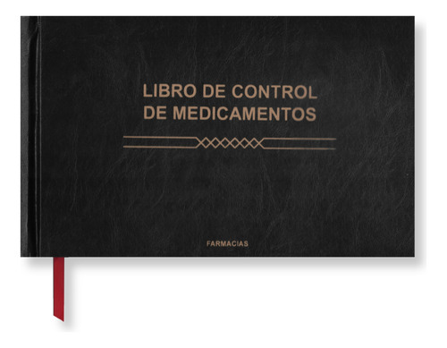 Libro Control De Medicamentos Para Farmacias Tefi