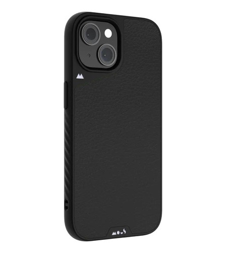 Funda Case iPhone 15 Plus Cuero Negro Con Magsafe - Mous