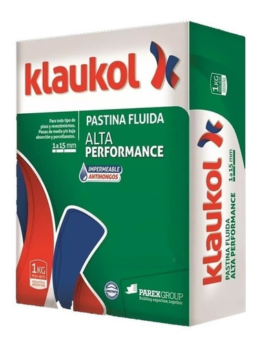 Imagen 2 de 4 de Pastina Klaukol Fluida 1 Kg Chocolate Alta Performanc