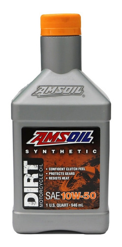 Aceite Amsoil Dirt 10w-50, 100% Sintético, Original 946 Ml