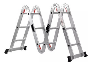 Escalera Plegable Multi 12 Escalones Proimpact