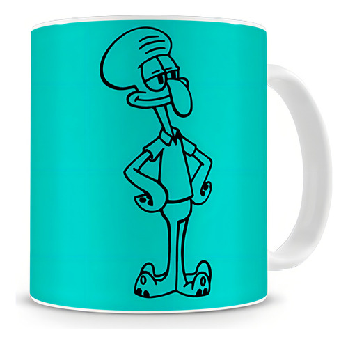 Caneca Lula Molusco Bob Esponja