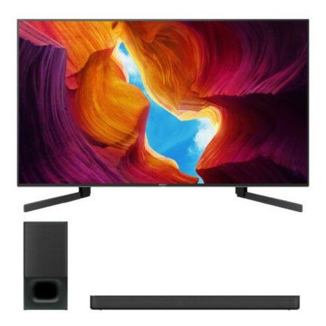 Sony Xbr 49x950h Paquete De Tv Inteligente Android 4k Ult...