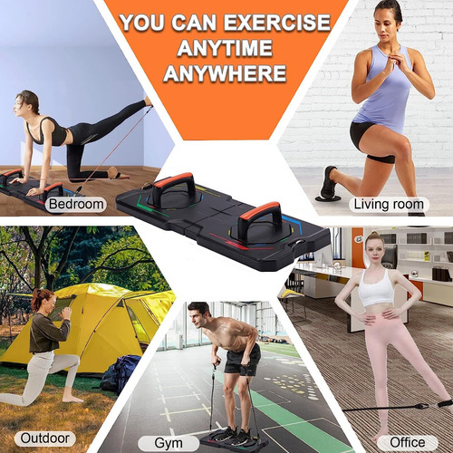 Push Up Bar Board Tablero Multifunción Planchas
