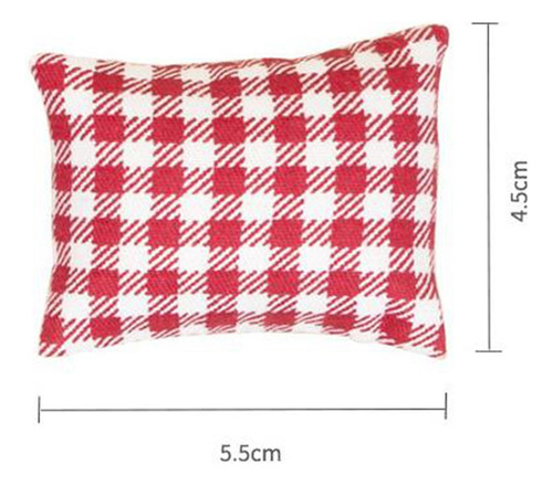 3 Paquete De 2-4 Almohadas De Casa De 5,5 Cm X 4,5 Cm