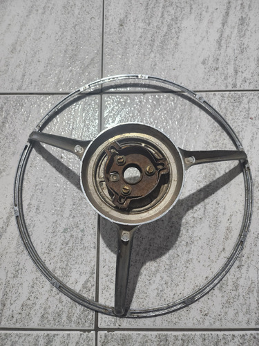 Centro Volante Aro Central Cromado Original Ford Taunus 17m (Usado)