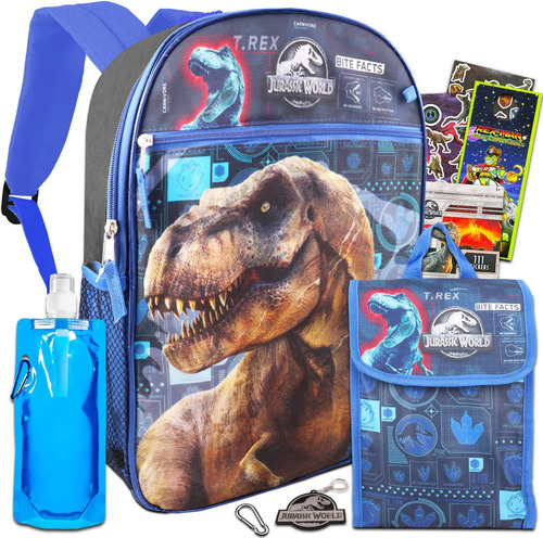 Juego Mochila Y Lonchera Jurassic World: Mochila Jurassic |