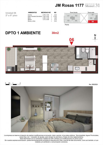 Venta Departamento Monoambiente Centro Rosario