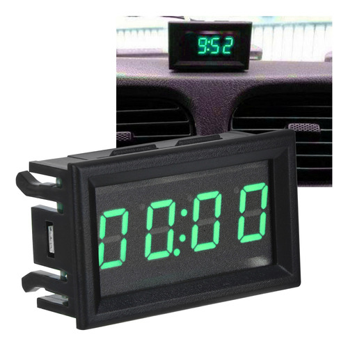 Reloj De Coche Led, Reloj De Coche Digital Duradero Universa