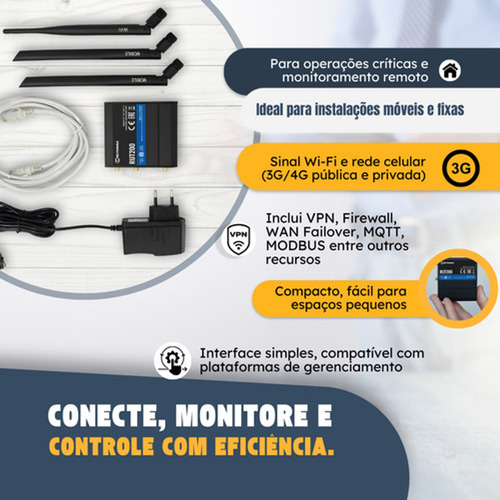 Router Lte, Slot Para Sim, 2 Puertos Ethernet 10/100 Mbps,