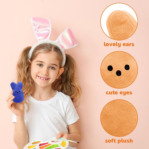 6pcs Conejo De Pascua,juguetes De Peluche,regalo Para Niños