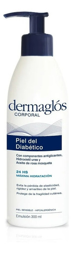 Emulsión Dermaglós Corporal piel del diabético x 300ml