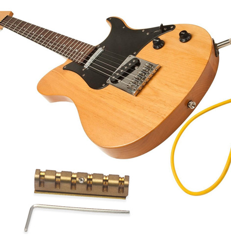 Rodillo De Latón Ajustable Para Guitarra Eléctrica Con Tuerc
