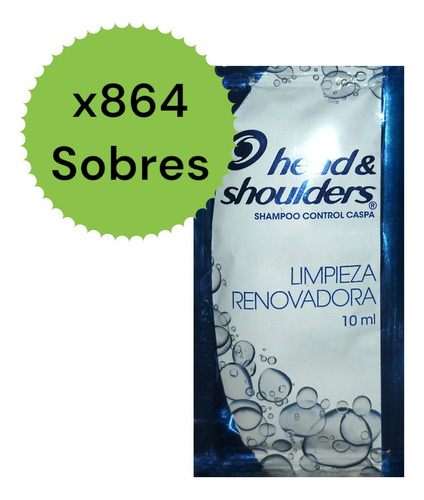 Shampoo Head And Shoulder Sobre 864 De 10ml