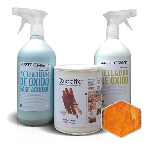 Oxidatto Kit Completo 7m2 Revestimiento Óxido | Artecret