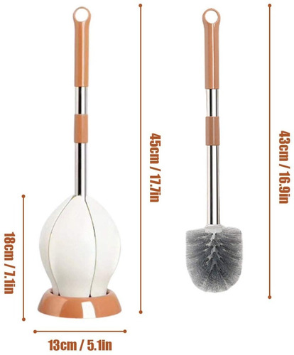 Escobilla Baño Con Soporte, Juego Cepillo Limpieza