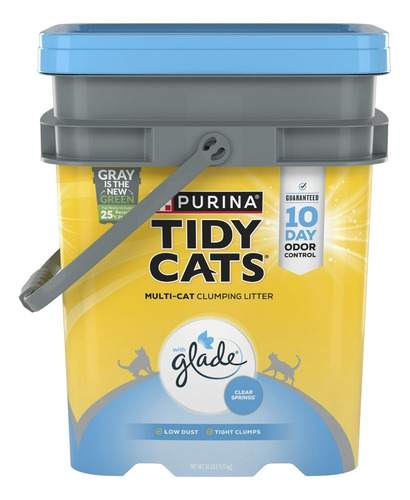 Purina Tidy Cats Arena Para Gato Con Aromatizante Glade 15kg