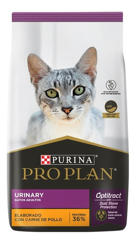 Alimento Pro Plan Opti Tract Urinary para gato adulto sabor pollo y arroz en bolsa de 15 kg