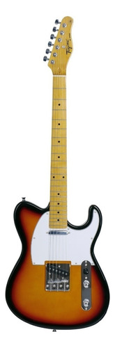 Guitarra Eléctrica Tagima Tw Series Tw-55 De Álamo Sunburst Con Diapasón De Arce