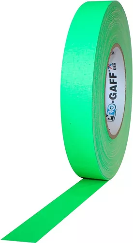 Cinta De Tela Fluorescente 12 mm X 22,8 Metros Azul Pro-Gaff