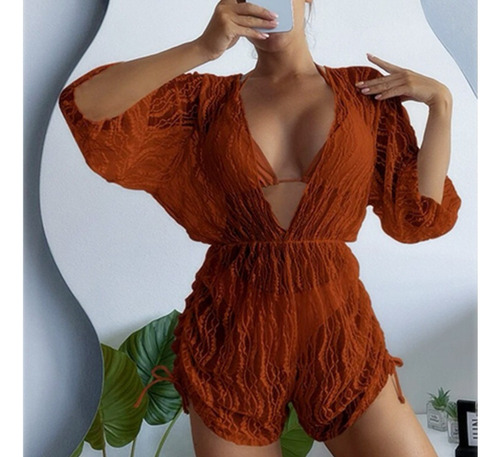 Traje De Baño, Bikini, Ropa De Playa For Mujer, Conjunto De