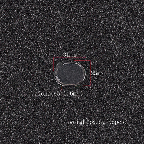 6 Piezas Snare Drum Damper Gel Pads Para Drum 31x25x1.6mm