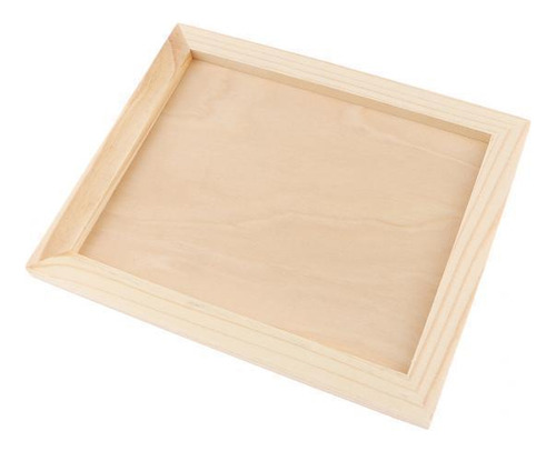 3 X 2xnatural Wooden Photo Frame Picture Frame Art 3 Pcs