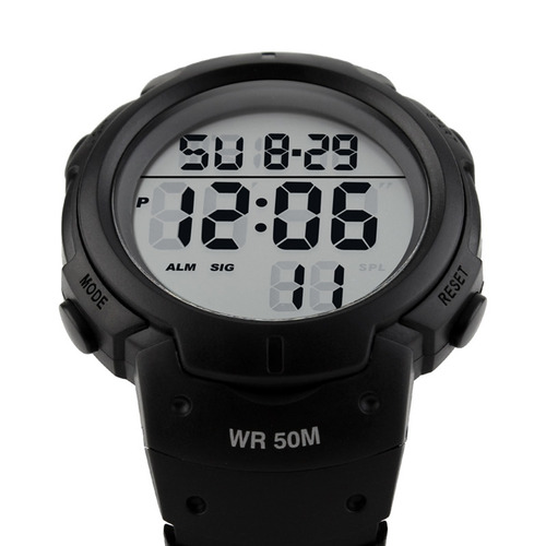Relógio Pulso Masculino Skmei 1068 Digital Led Sports Preto