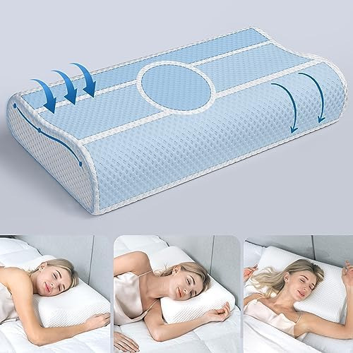 Almohadas De Espuma Viscoelástica, Almohada Cervical Para Al