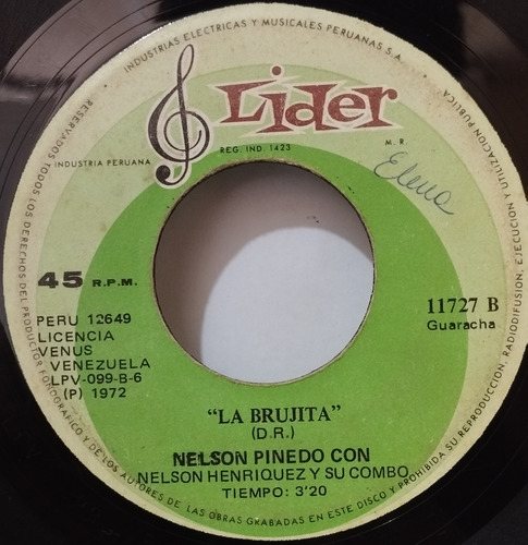 Nelson Pinedo Con Nelson Henriquez Y Su Combo El Sapo 1973 (Usado)