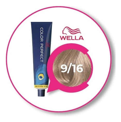  Wella Tintura Color Perfect Rich 60ml Oxidante 20% Tono 9/16