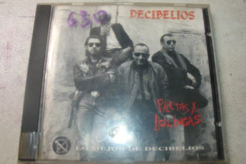 Decibelios  Paletas Y Bolingas Cd 1994 Punk Ska Oi España