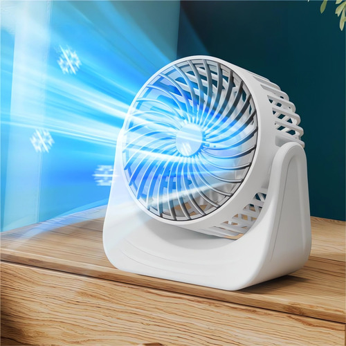 Mini Ventilador De Escritorio Pequeño Con Carga Usb High Win