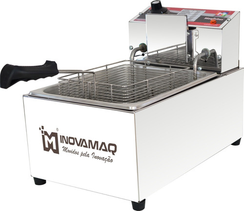 Imagem 1 de 9 de Fritadeira Elétrica Profissional - Fm-7,5l - 220v - Inovamaq