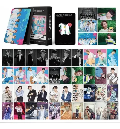 Caja Photocards Kpop De Bts Map Of The Soul: 7 -the Journey