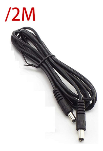 Cable Extension Corriente Plug 5.5x2.1mm 12v 3a Punta 2 Mts 