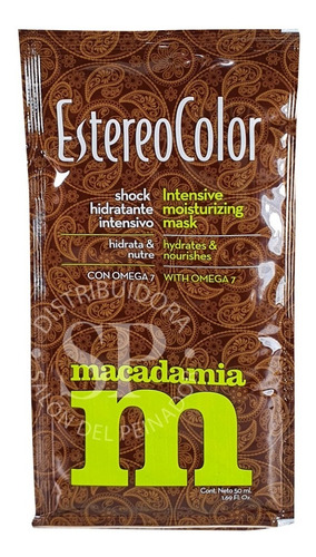 Shock Hidratante Intensivo Estereocolor  Macadamia 50ml