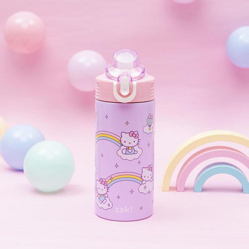 Botella De Agua Para Niños Zak Designs Hello Kitty 414ml