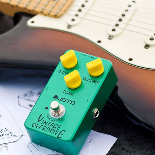 . Pedal De Efecto Joyo Vintage Overdrive Jf-01 Verde