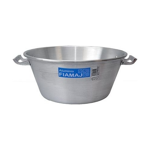 Lebrillo Aluminio 46 Cm Gastronomico Con Asas Bowl Fuenton