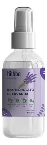 Agua De Lavanda Tonico Facial Hidratante Y Nutritivo Hidrolato Puro Libre De Colorantes Balanceador De Ph Fijador De Maquillaje Tipo De Piel sensible 120 Ml